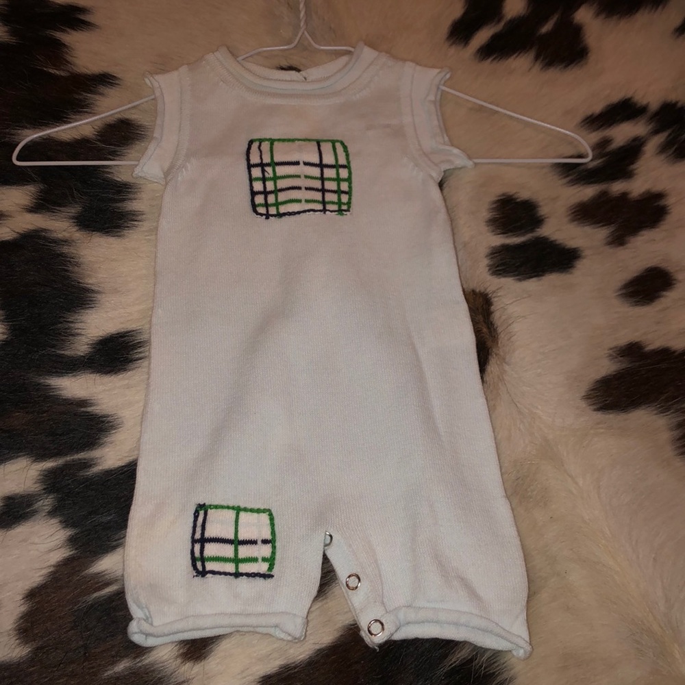 Blue Skelgamink Romper